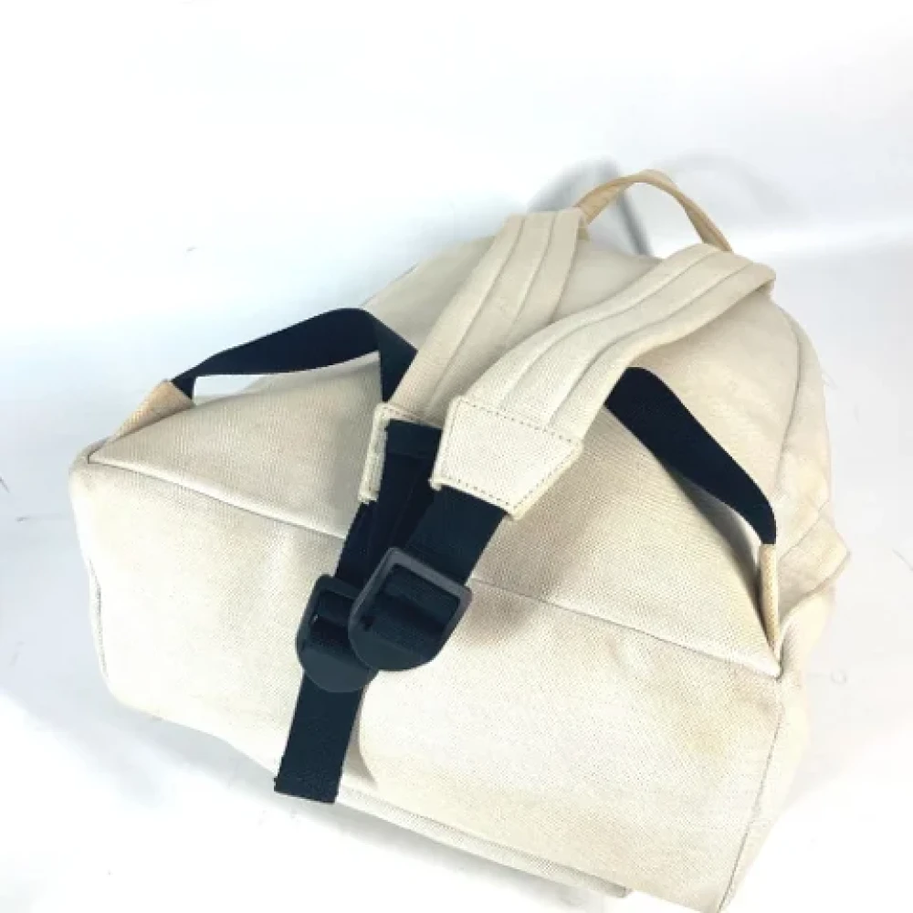 Balenciaga Vintage Pre-owned Canvas backpacks Beige Dames