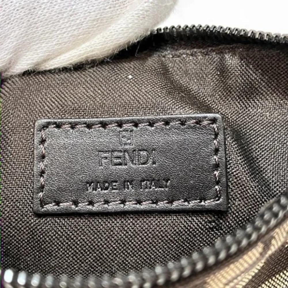 Fendi Vintage Pre-owned Canvas wallets Brown Dames