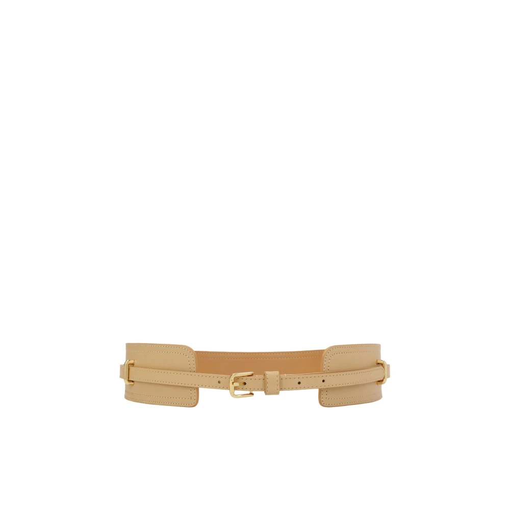 Kazar Beige leren riem 2in1 Beige Dames