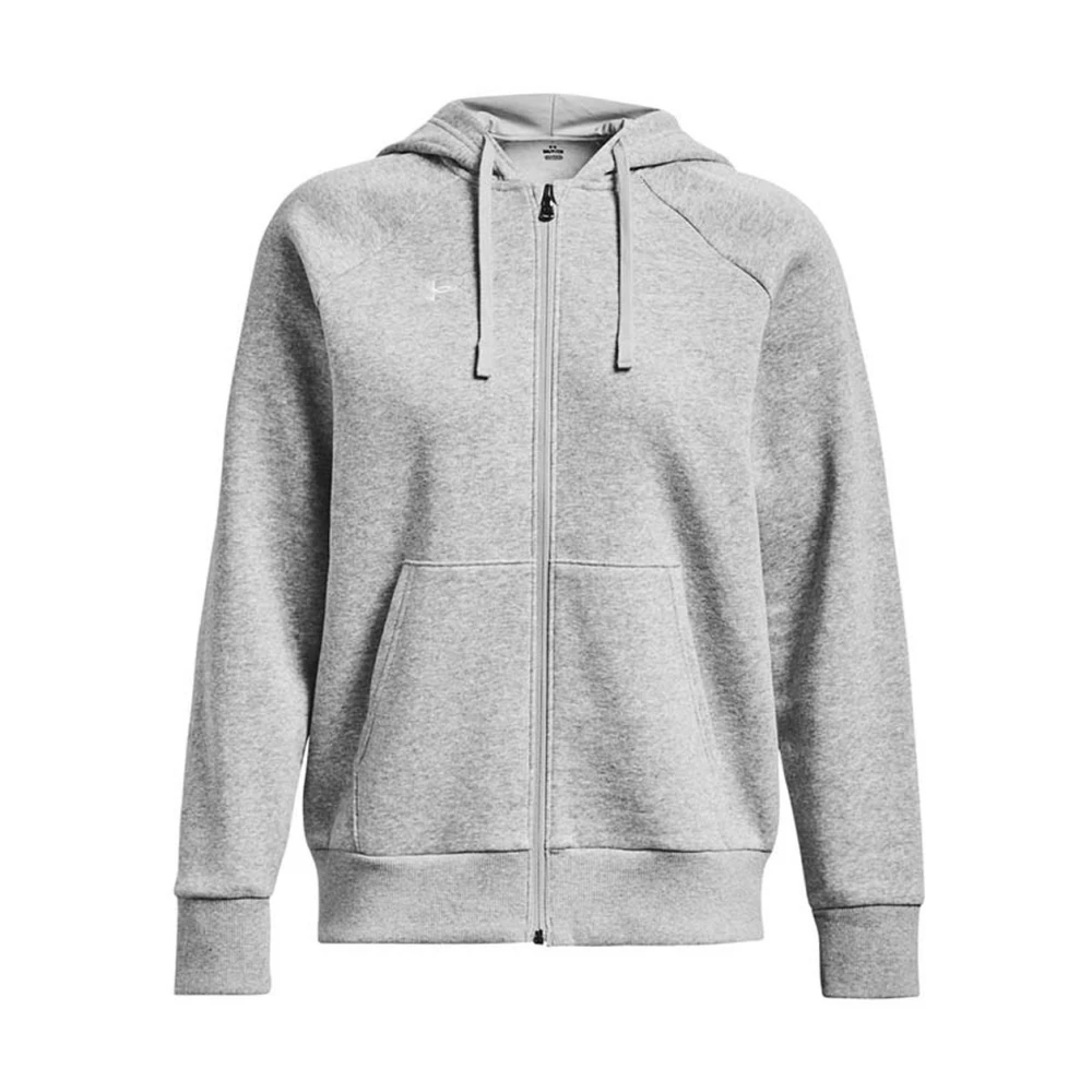 Under Armour Women's Gray Rival Fleece Full Zip Hoodie