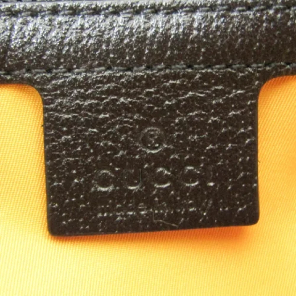 Gucci Vintage Pre-owned Canvas backpacks Yellow Dames