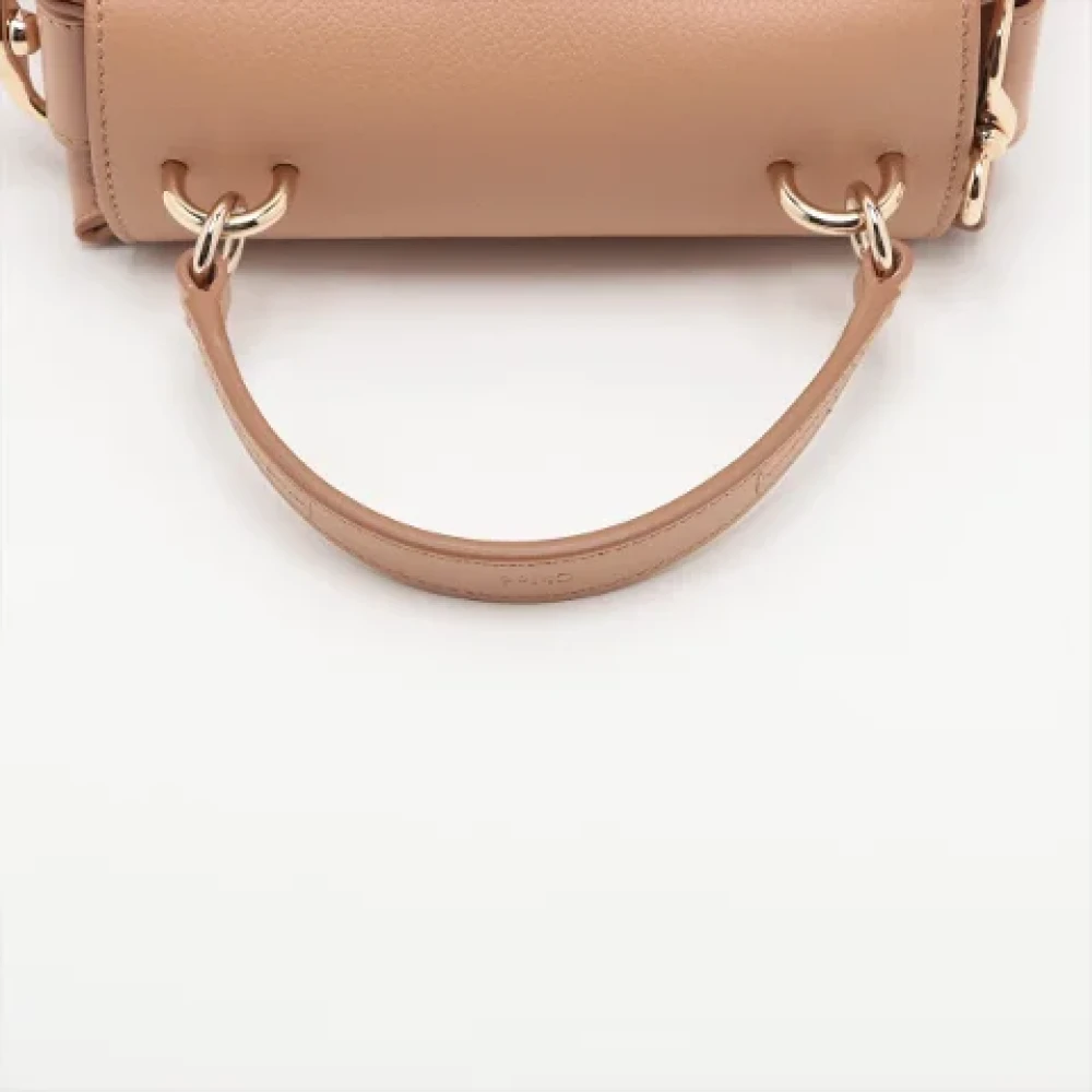 Chloé Pre-owned Leather handbags Beige Dames