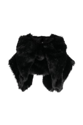 black-fur-design-cropped-blouse