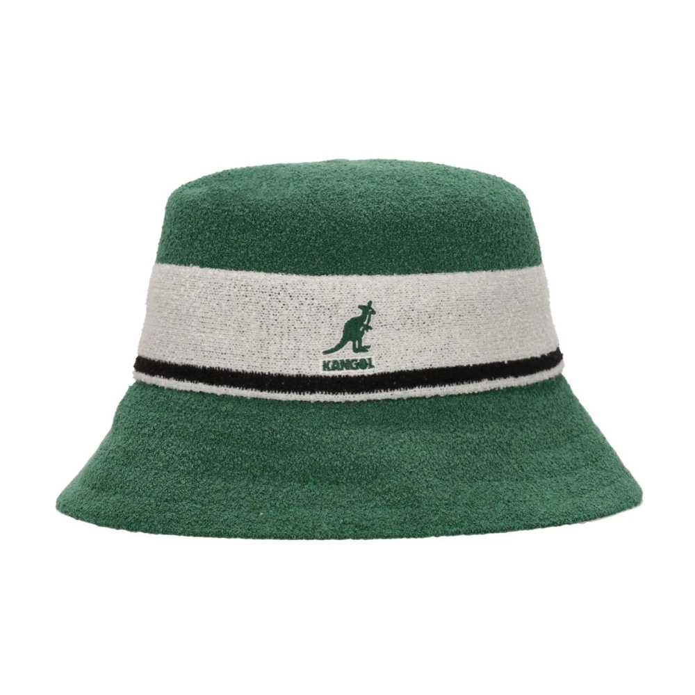 Kangol Gestreepte Vissershoed Turf Groen Green Heren