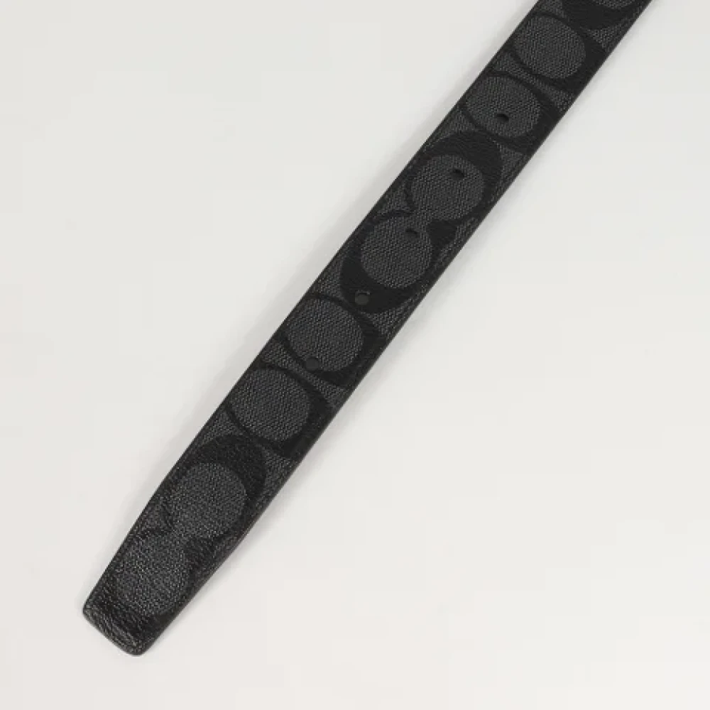 Coach Pre-owned Leather belts Black Heren