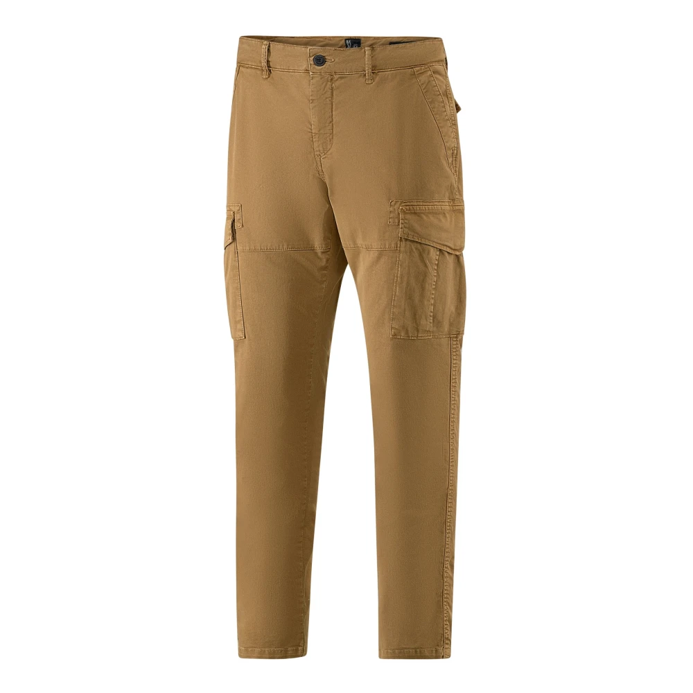 BomBoogie Stretch Cargo Broek Brown Heren