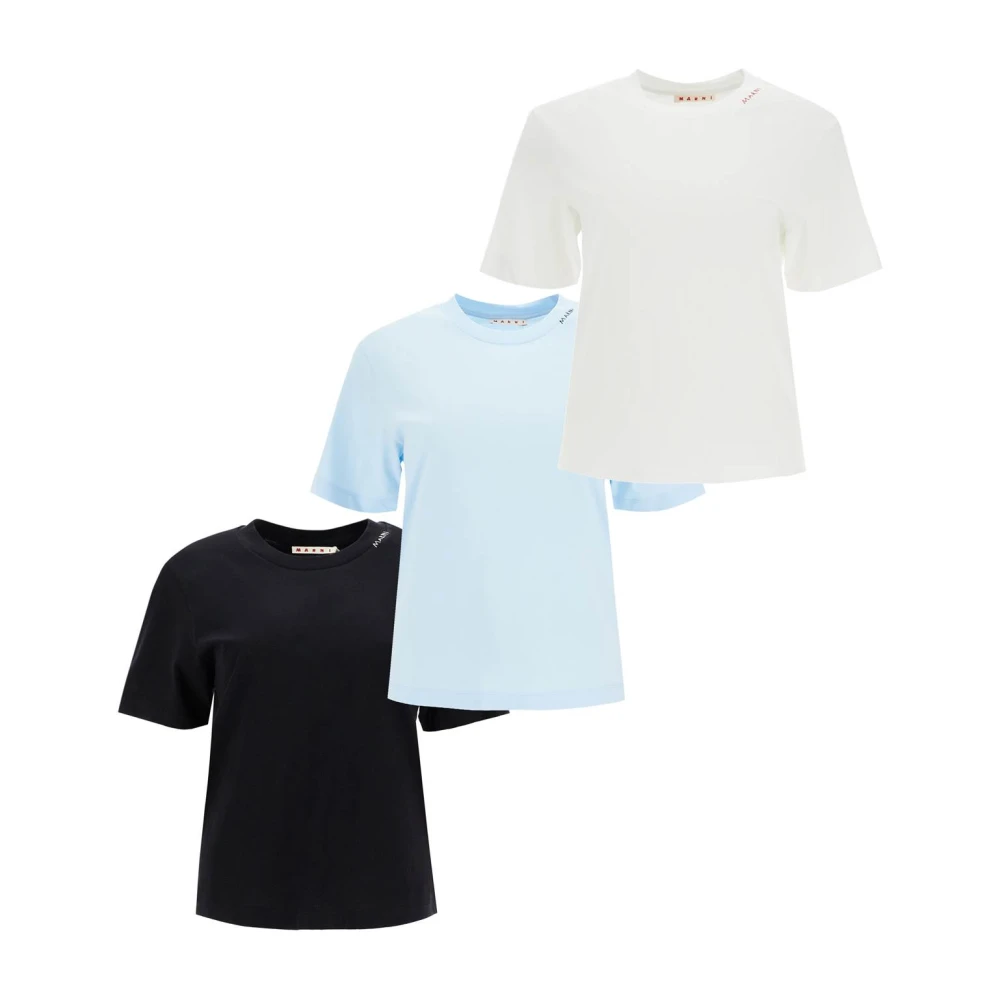 Marni Katoenen Jersey T-Shirts Set Multicolor Dames