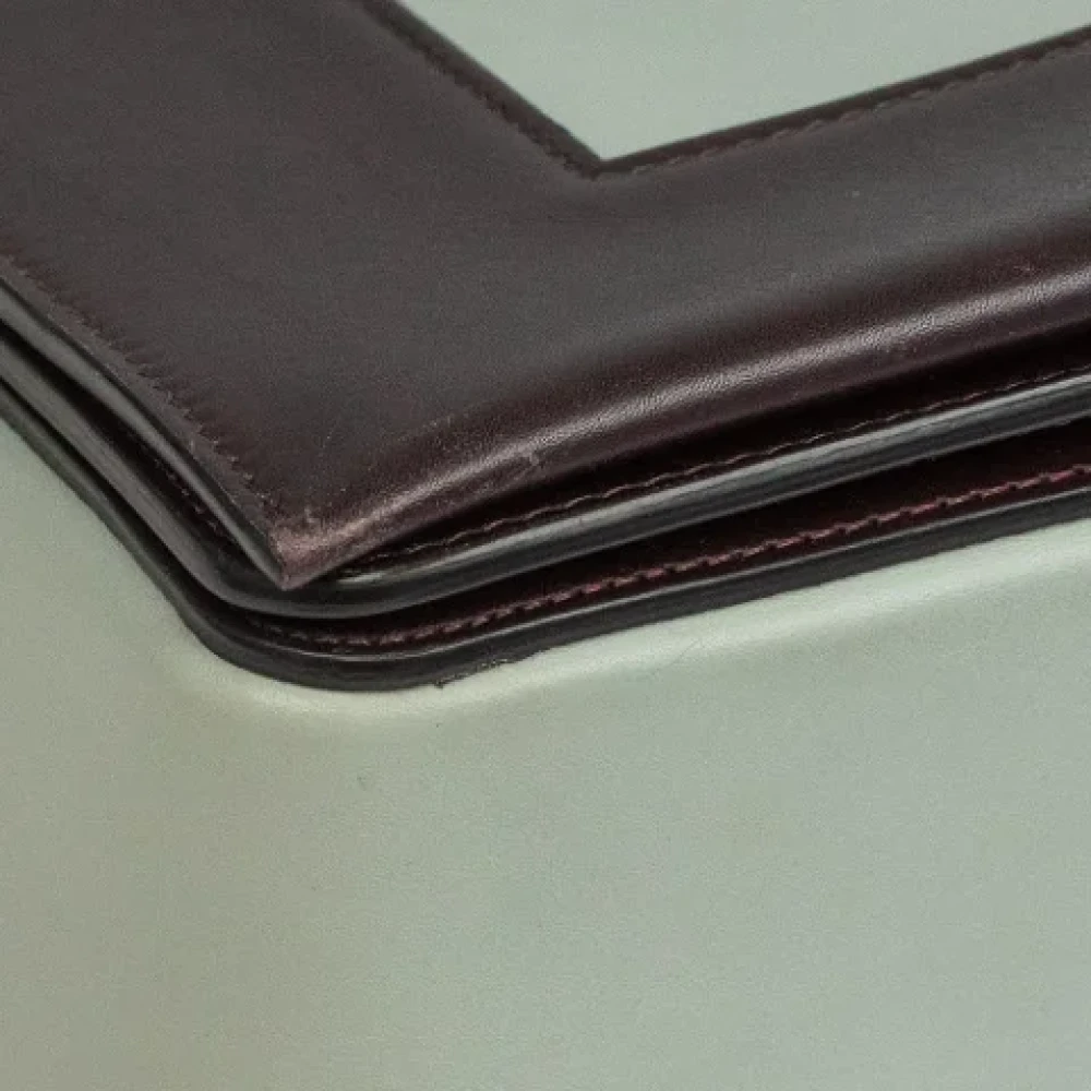 Celine Vintage Pre-owned Leather celine-bags Purple Dames