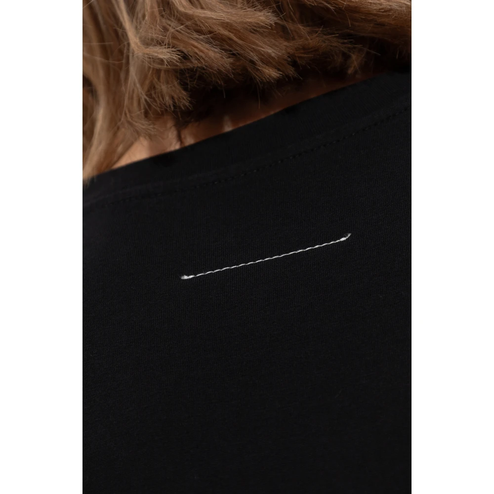 MM6 Maison Margiela T-shirt met print Black Dames