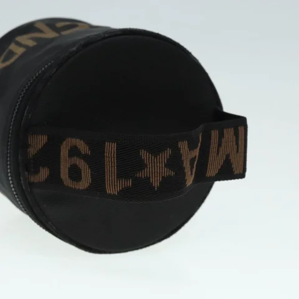 Fendi Vintage Pre-owned Canvas pouches Black Dames