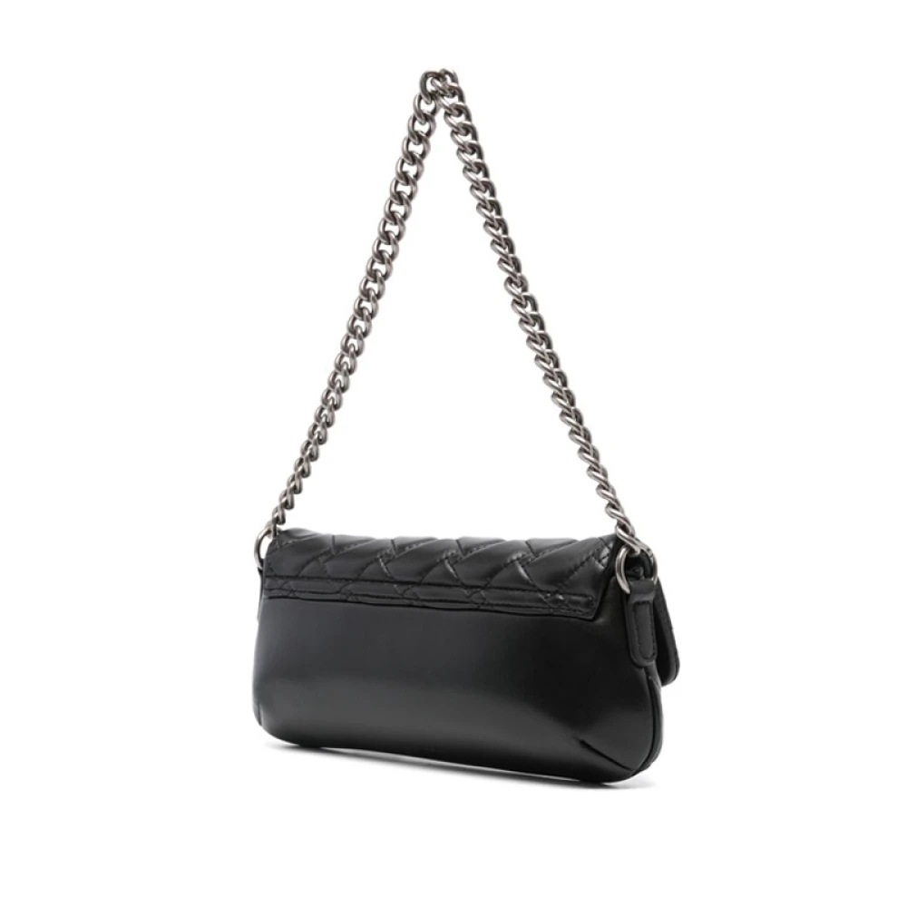 Kurt Geiger Zwarte Schoudertas met Kettingriem Black Dames