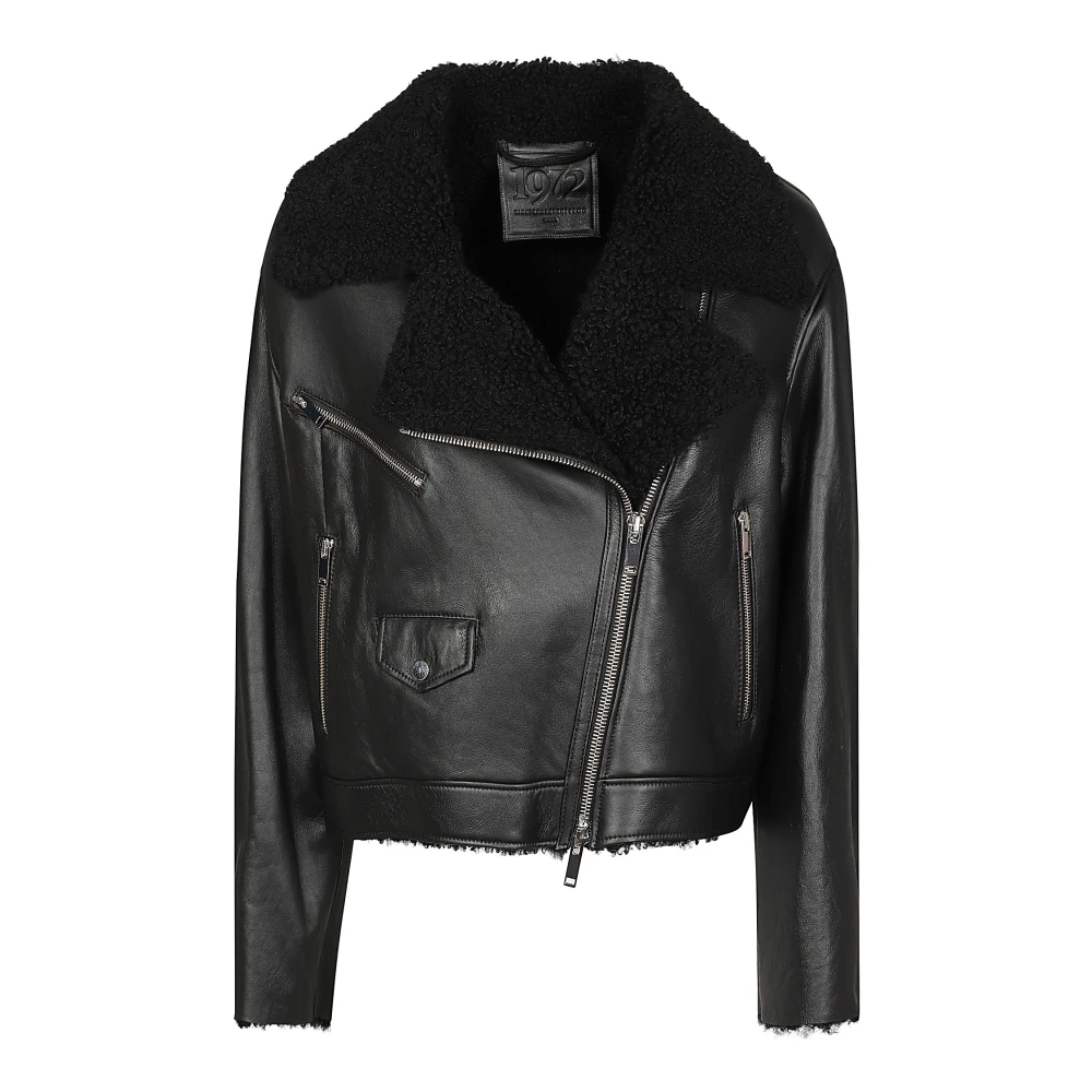 1972 Desa Shearling Winterjas Black Dames