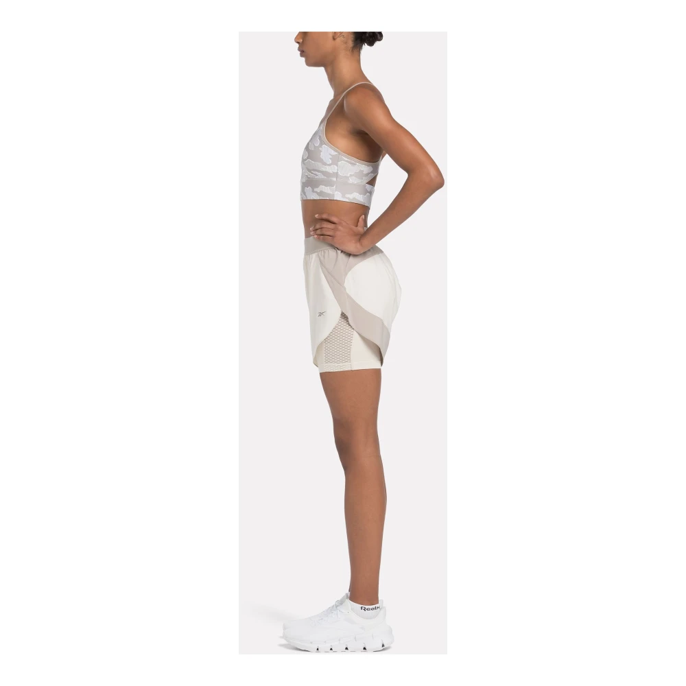 Reebok 2-in-1 hardloopshorts White Dames