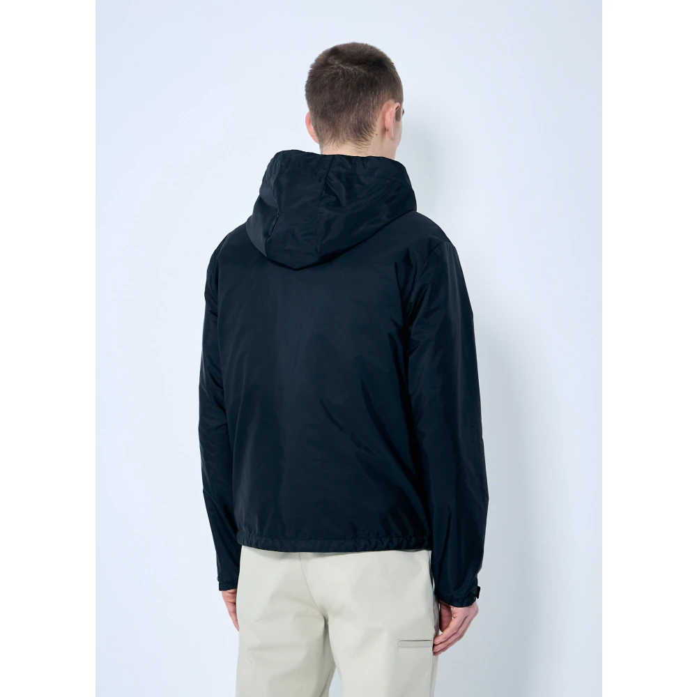 Moncler Gewatteerd jack met afneembare bodywarmer Black Heren