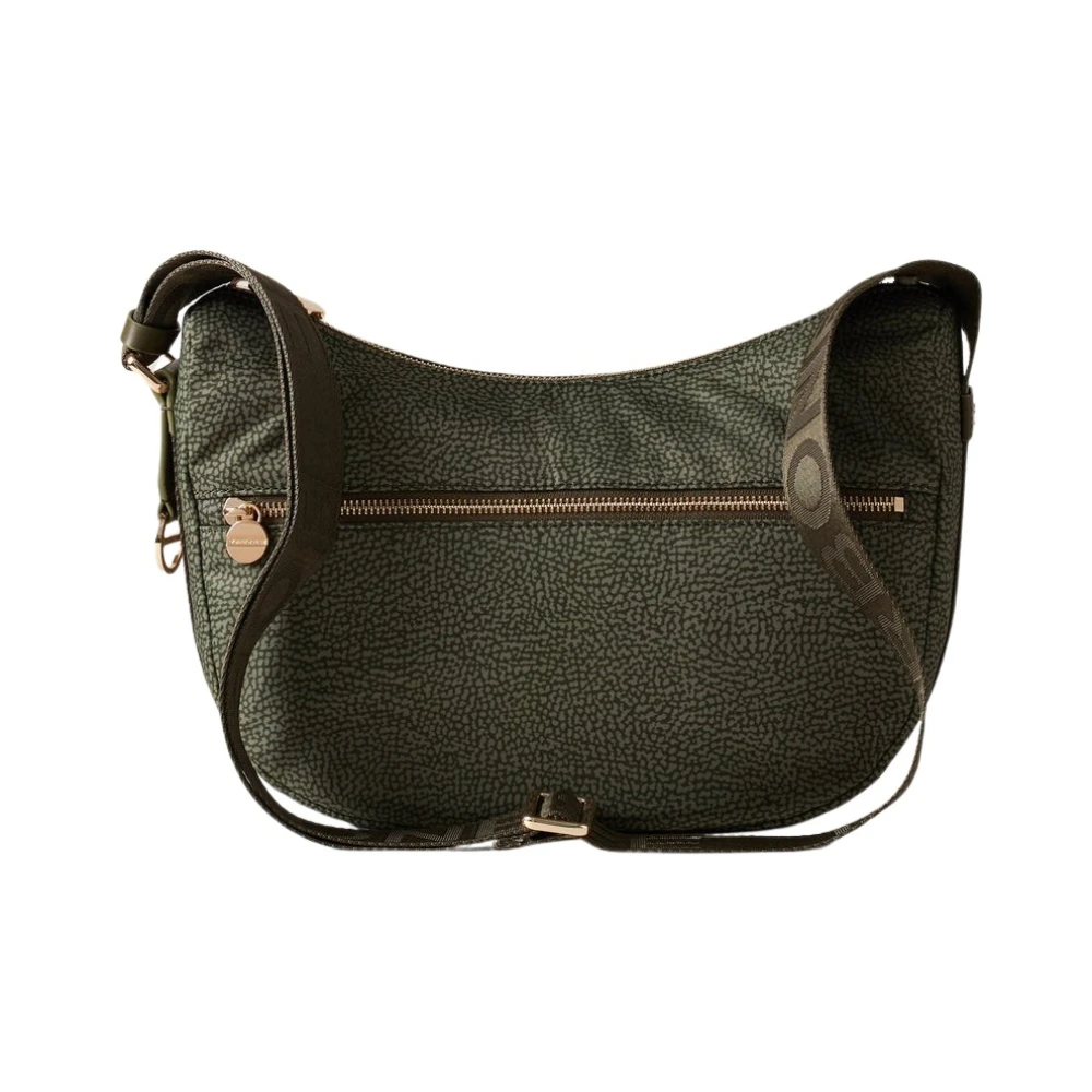 Borbonese Militair Groene Luna Schoudertas Green Dames
