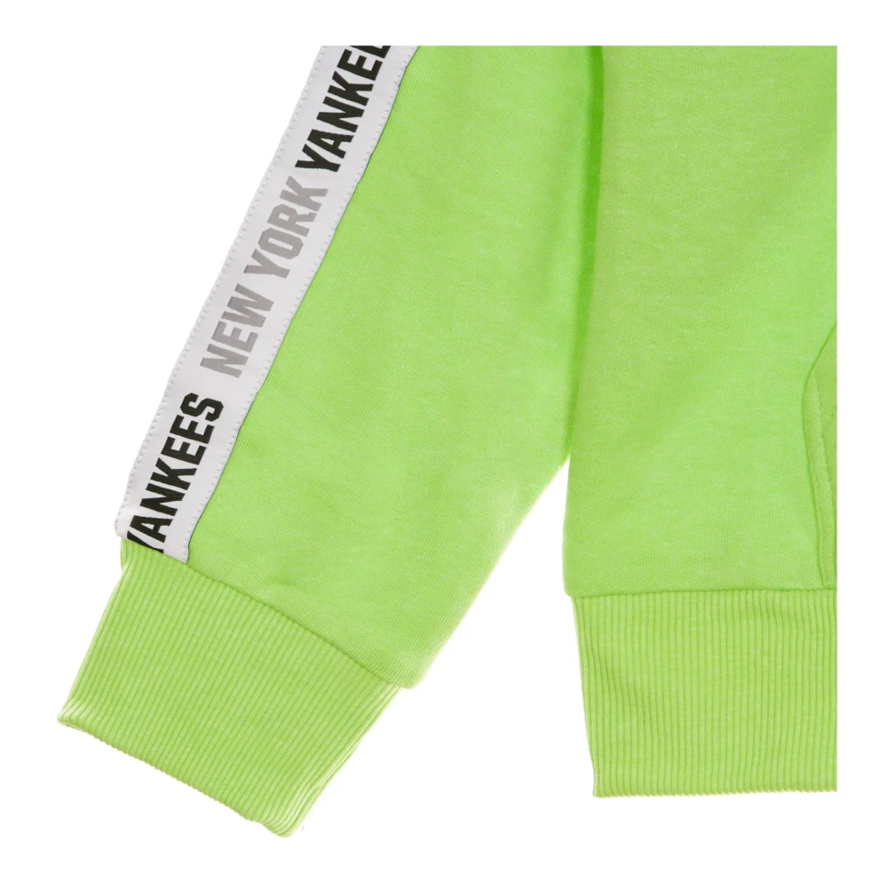 new era Hoodie met mouwstrepen Green Heren