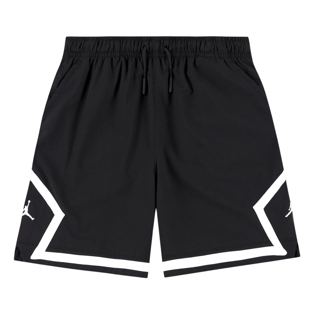 Jordan Boys Black Mj Diamond Woven Shorts - Shorts - 8 Y - Kids
