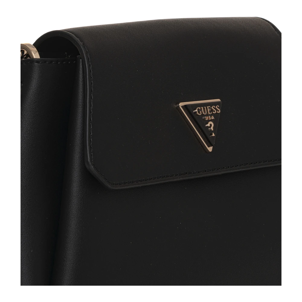 Guess Stijlvolle schoudertas met klepsluiting Black Dames