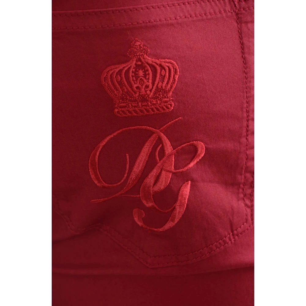 Dolce & Gabbana Heren Skinny Broek Red Heren