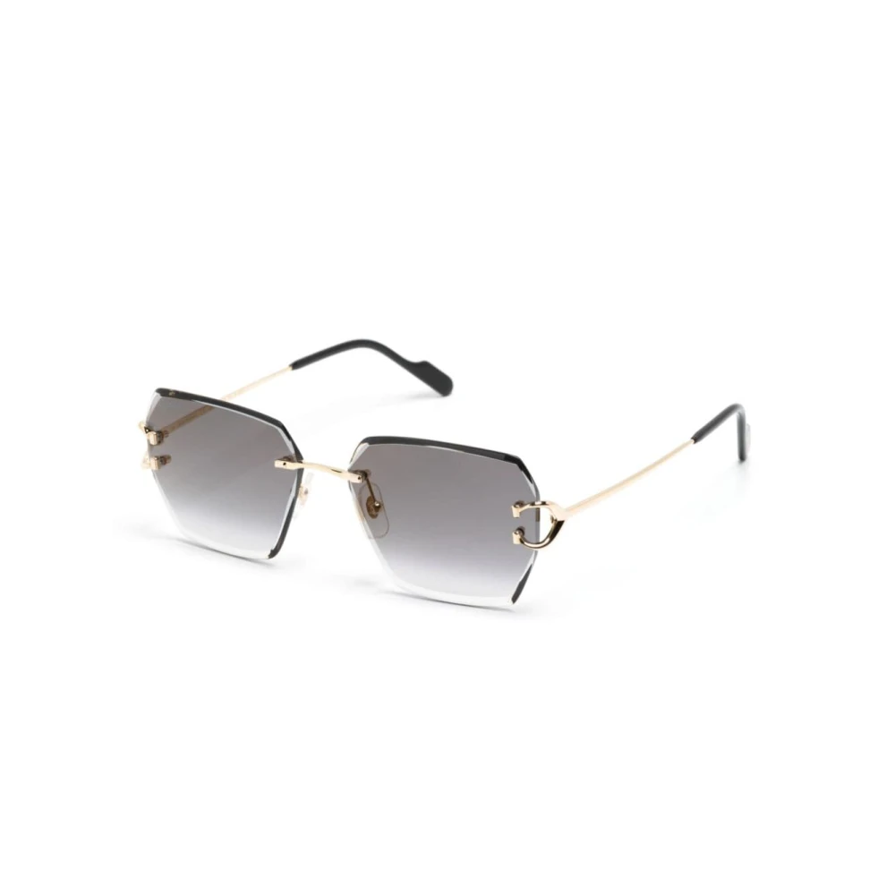 Cartier Women's Yellow Sunglasses, 58 Mm, Ct0466s 001 Sunglasses