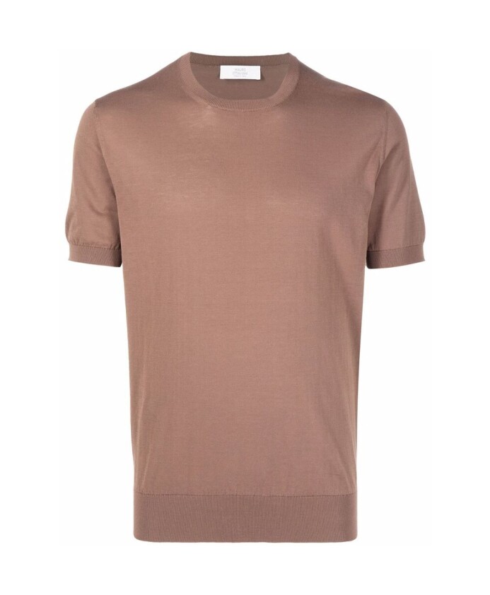 brown-cotton-round-neck-t-shirt