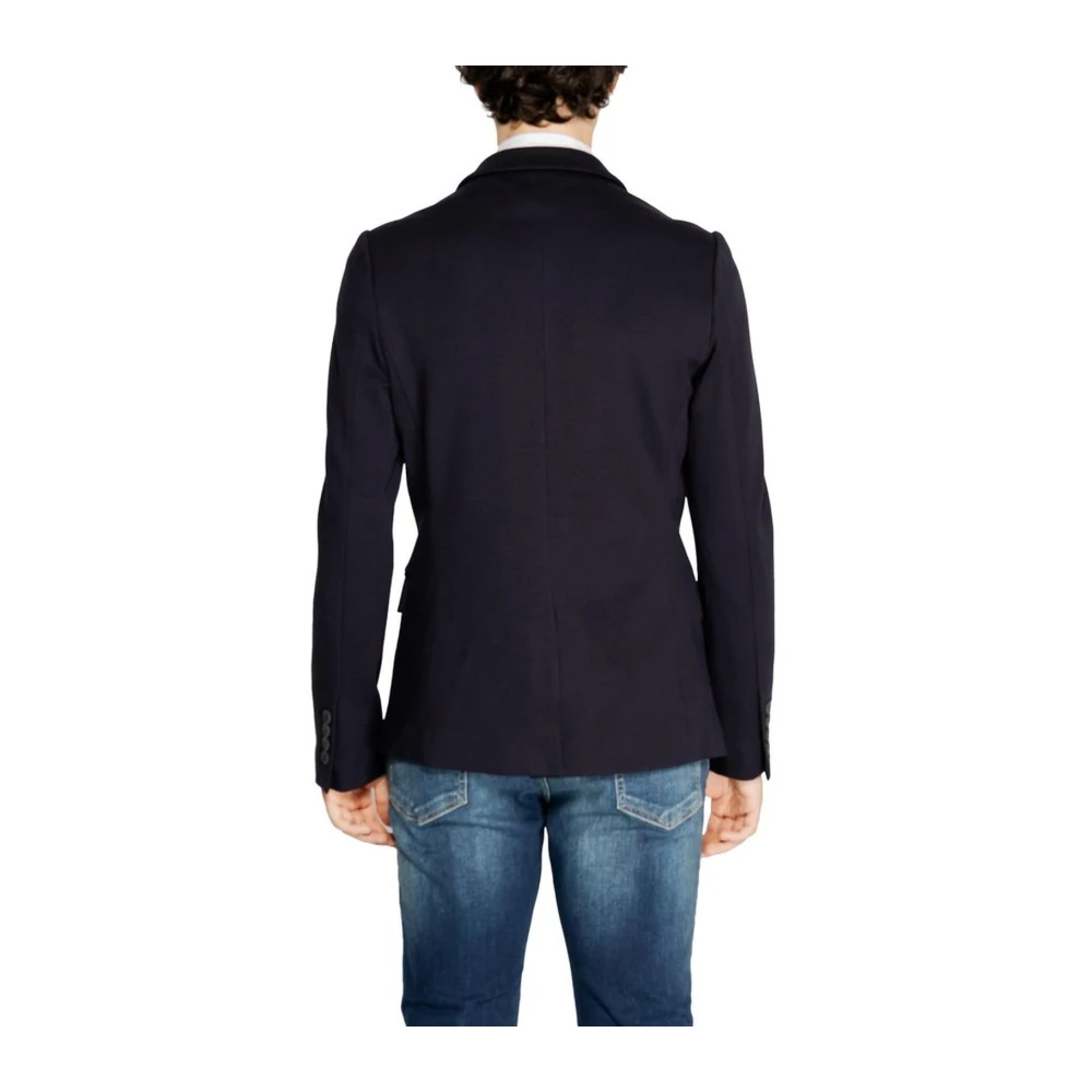 Antony Morato Blauw Viscose Maatpak Heren Herfst Winter Blue Heren