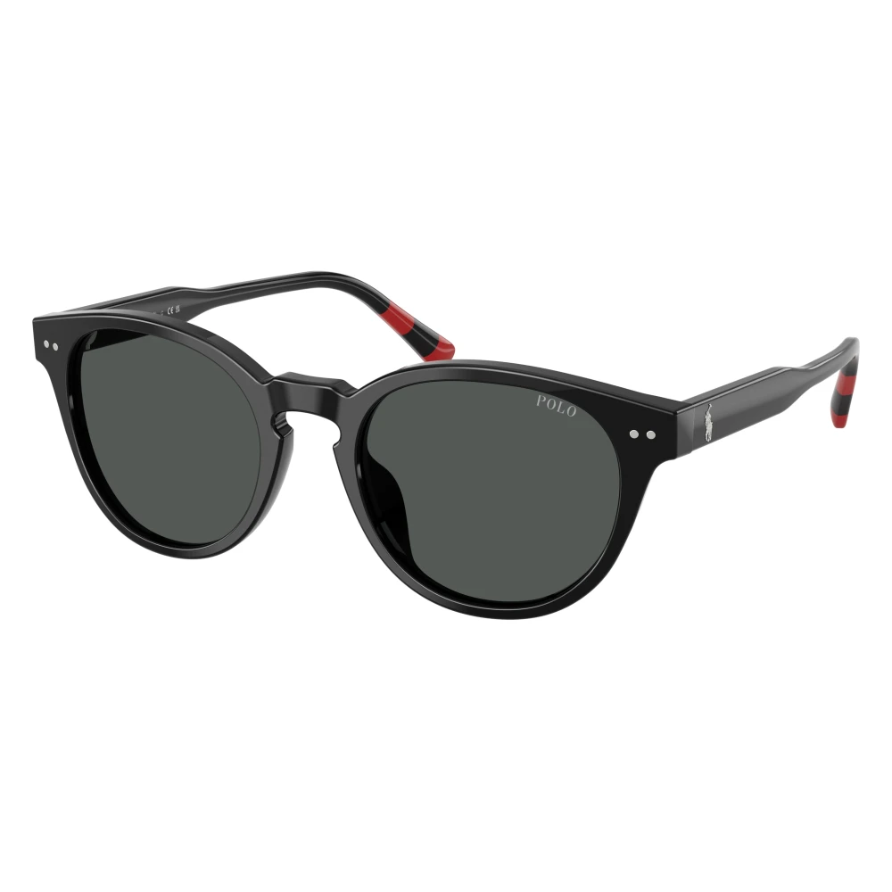 Polo Ralph Lauren Men's Black Round Sunglasses - Sunglasses - 52 Mm - Accessories