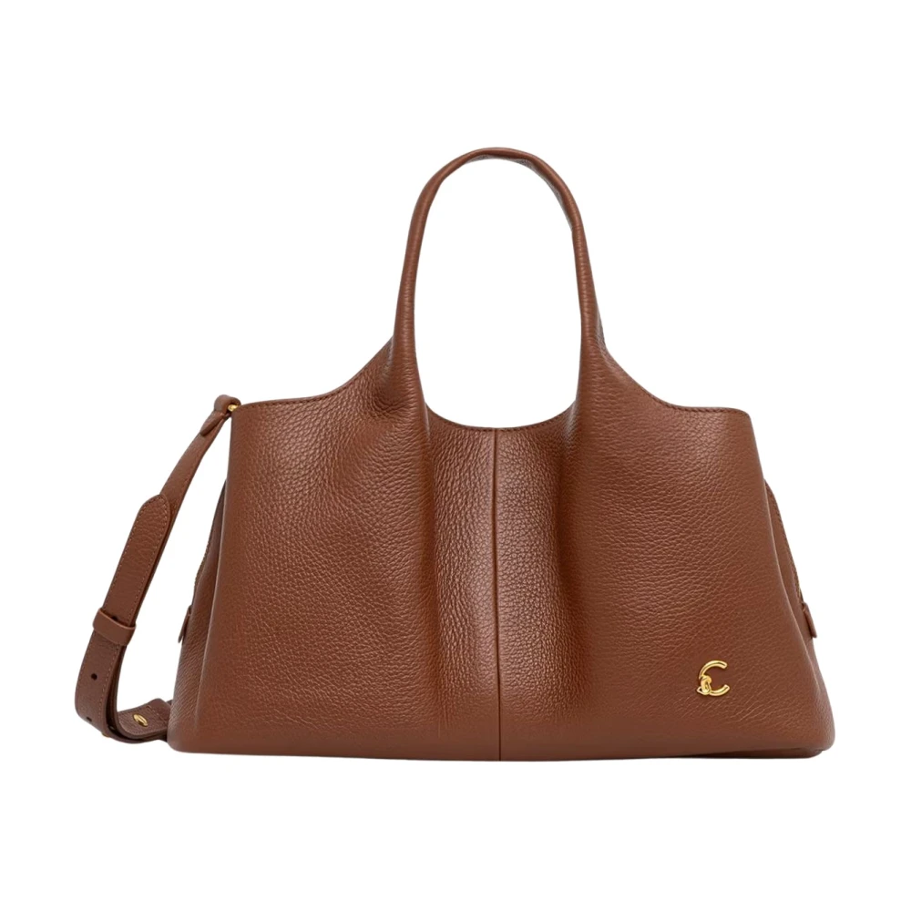 Coccinelle Leather Handbag - Female - Handbags - Brown - One Size - Bags - Image 4