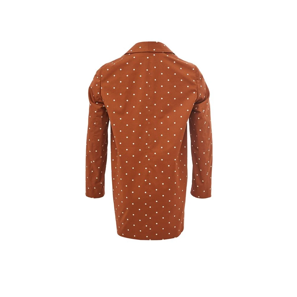 Lardini Bruine Katoenen Jas voor Moderne Vrouw Orange Dames