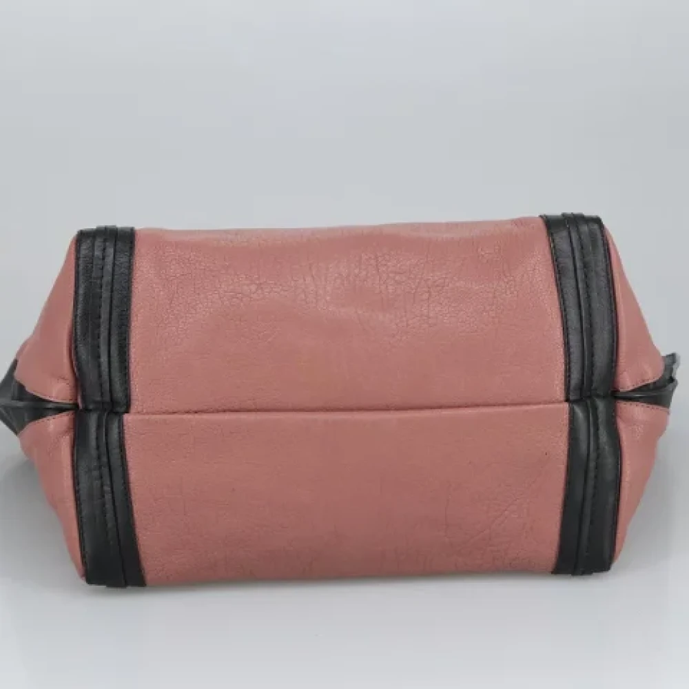 Chloé Pre-owned Leather handbags Pink Dames