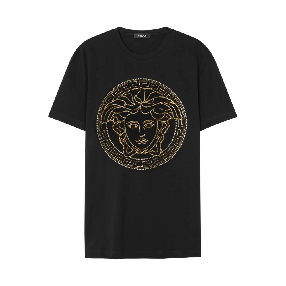 Versace - Tops > T-Shirts - Black - Versace - Modalova