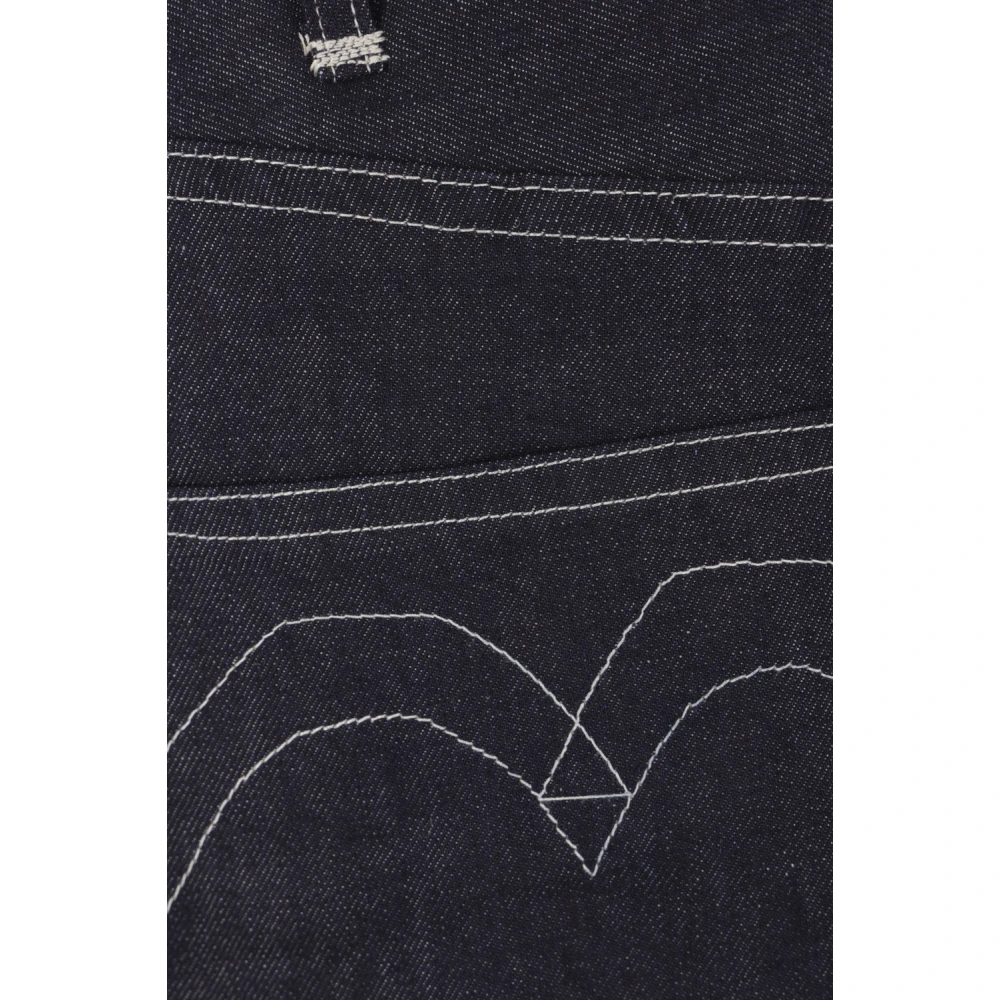 Junya Watanabe Blauwe Wide Leg Jeans Levi's Samenwerking Blue Heren