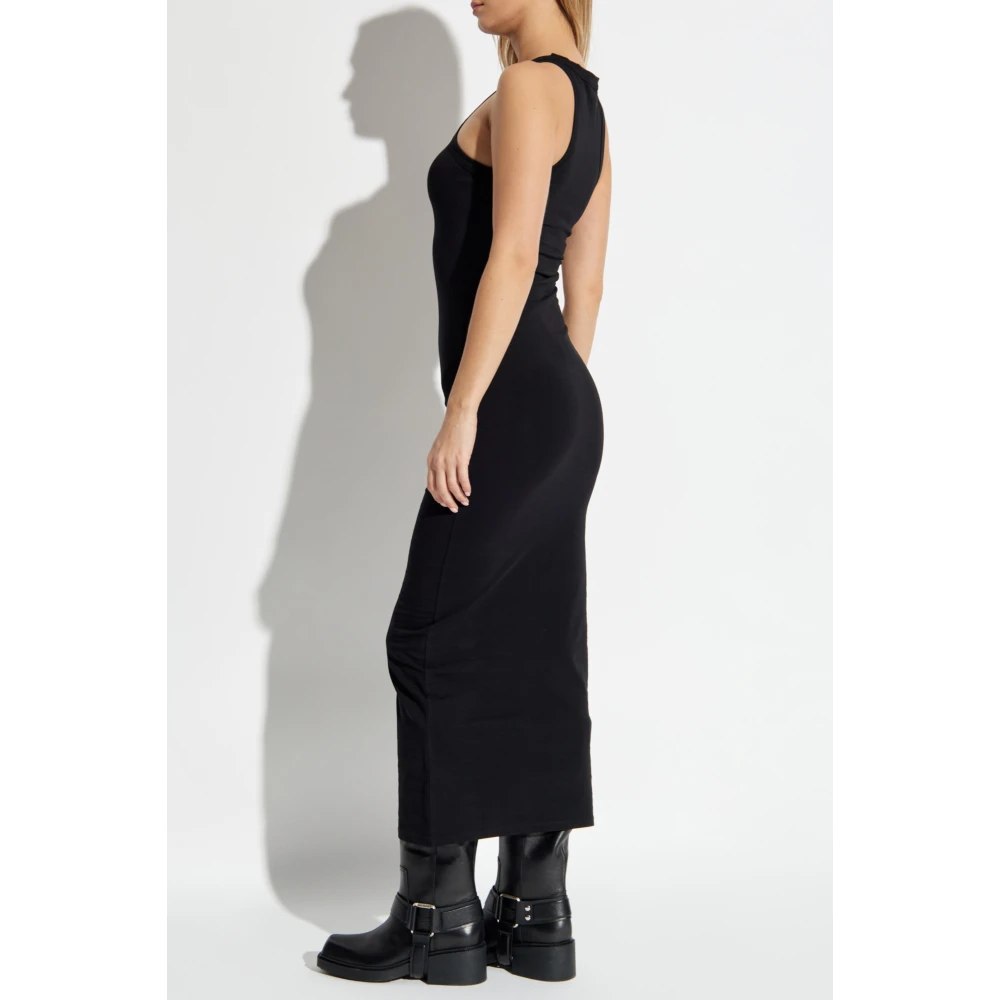Vetements Jurk met logo Black Dames