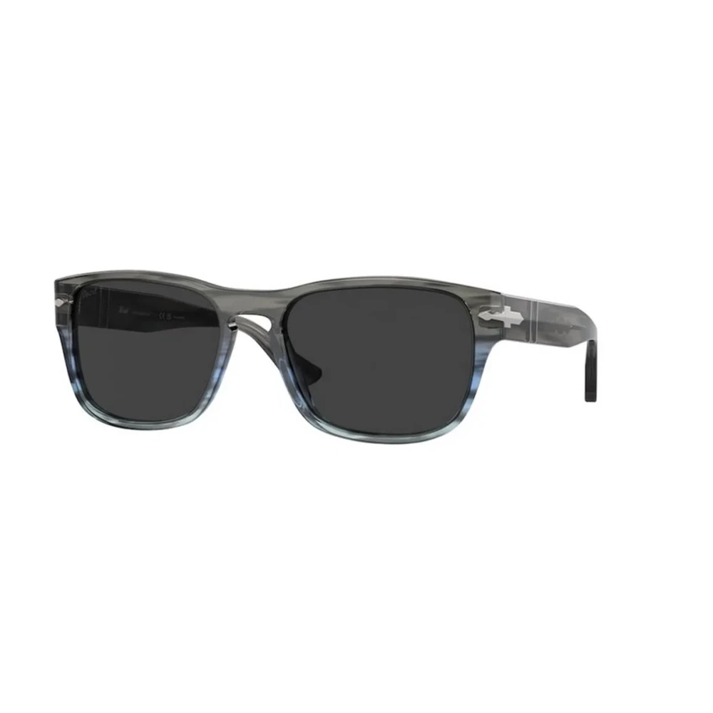 Persol Unisex Dark/Grey Classic Sunglasses In Polarized