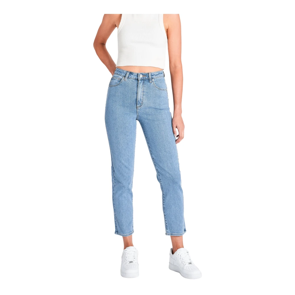 Abrand Jeans Hoge Slim Tall Georgia Jeans Tijdloze blauwe wassing Blue Dames