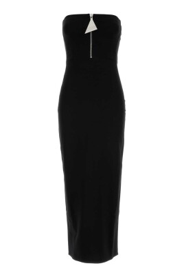 black-stretch-viscose-blend-dress