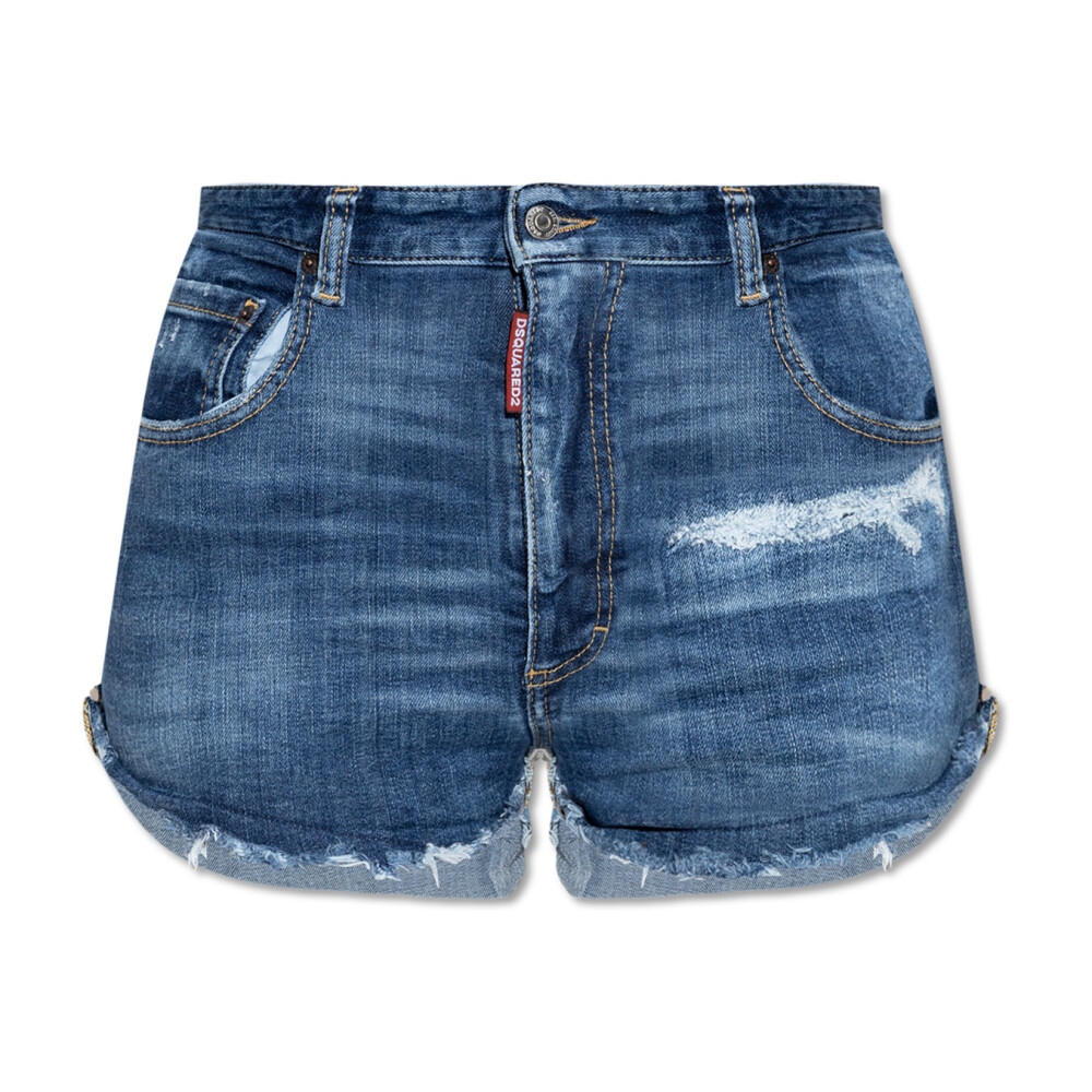 【関税&送料込】Dsquared2 Dsquared2 Summer Lovers Denim Shor Dsquared2 Summer lovers denim shorts | The Fashion Square