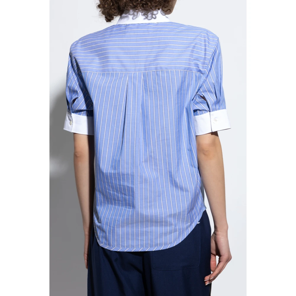 Marni Gestreept overhemd Blue Dames