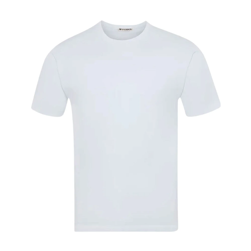 Jw Anderson , T-Shirts, Male, White, S, Embroidered Anchor T-Shirt