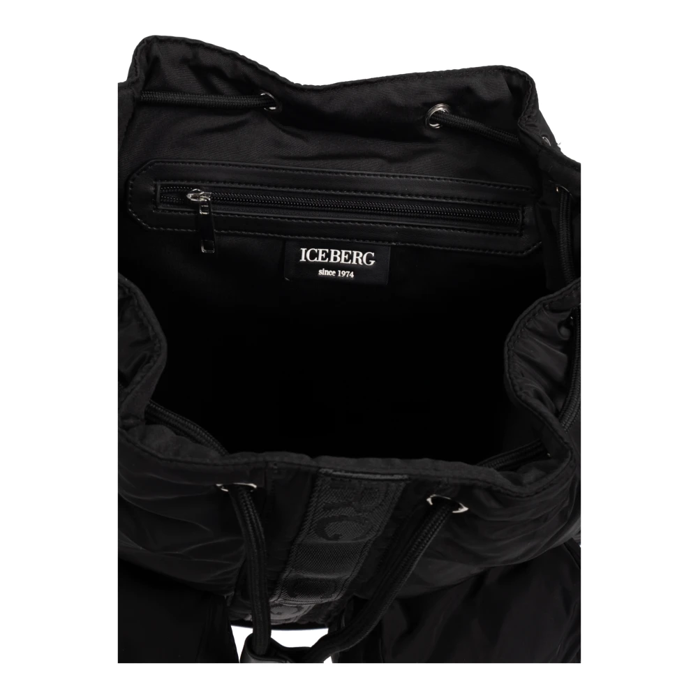 Iceberg Rugzak met logo Black Heren