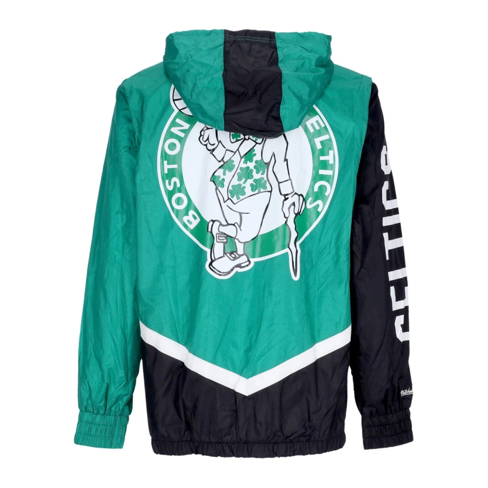 Mitchell & Ness Boston Celtics Windbreaker NBA Full Zip Green Heren