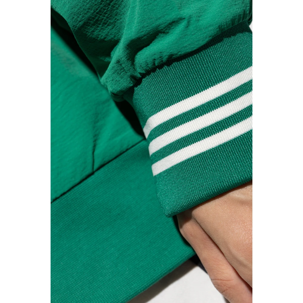 adidas Originals Sweatshirt met logo uit de The Rolling Links collectie Green Heren