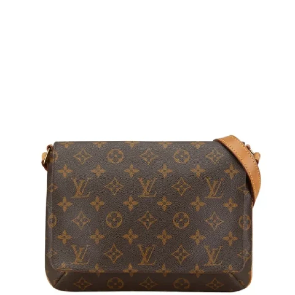 Louis Vuitton Vintage Pre-owned Leather shoulder-bags Brown Dames