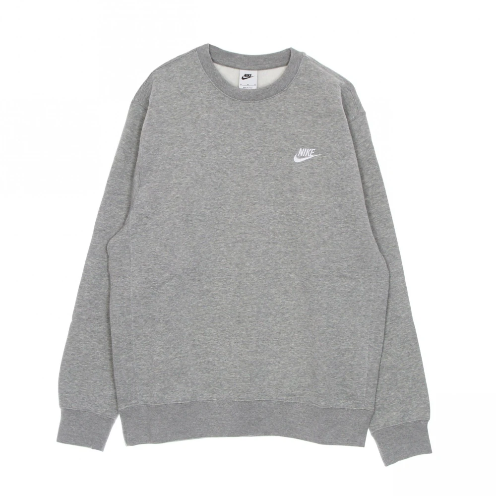 Nike Club Crew BB Sweatshirt Gray Heren