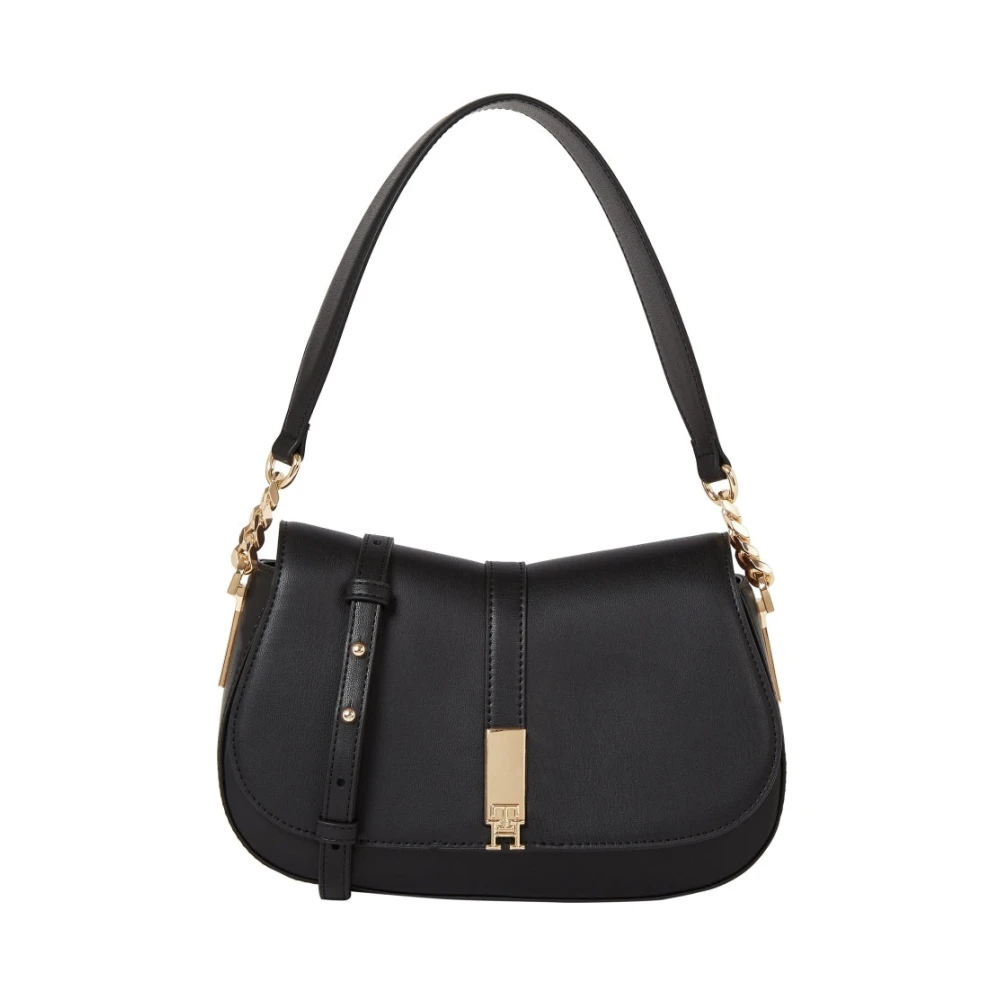 Tommy Hilfiger Zwarte Heritage Crossbody Tas Black Dames