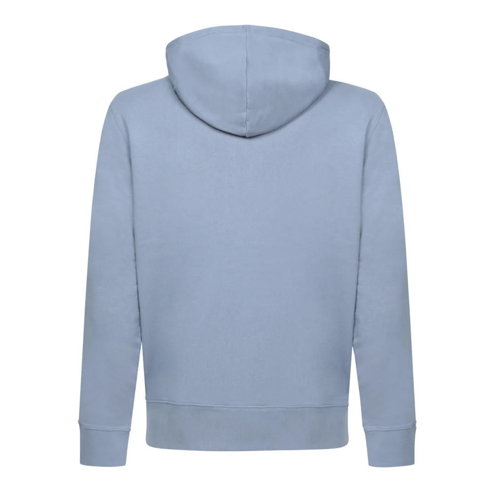 Maison Kitsuné Blauwe Sweatshirt Ultiem Comfort Stijl Blue Heren