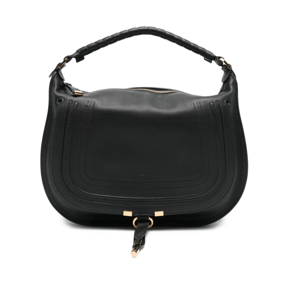 Chloé Marcie Shoulder Bag - Female - Handbags - Black - One Size - Bags