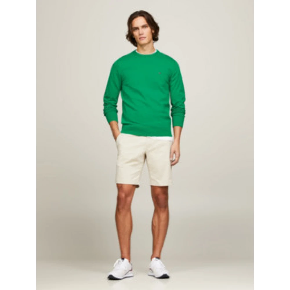 Tommy Hilfiger 1985 Crew Neck Sweater Green Heren