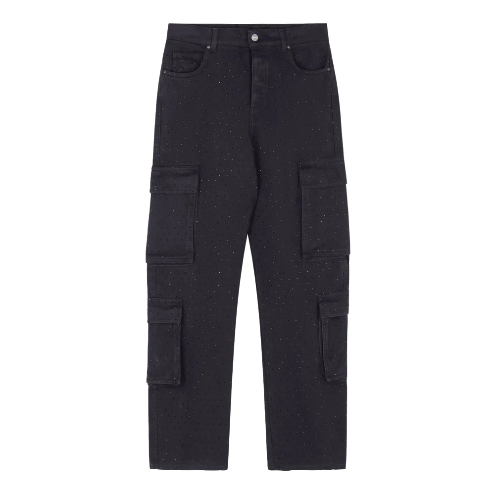 Barrow Cargo Zwarte Broek met Strass Black Heren
