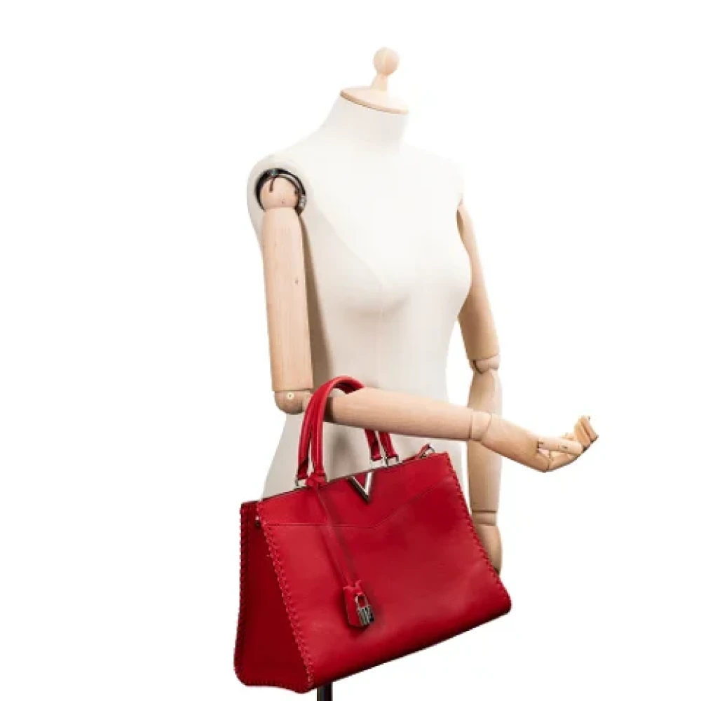 Louis Vuitton Vintage Pre-owned Canvas louis-vuitton-bags Red Dames
